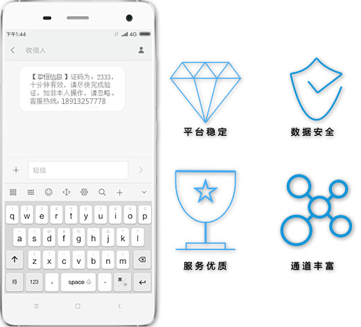 短信驗證碼應(yīng)用方案